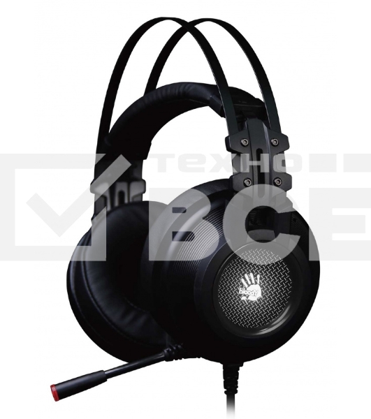 Наушники с микрофоном A4 Bloody G525 черный 2м мониторные оголовье (G525 BLACK)