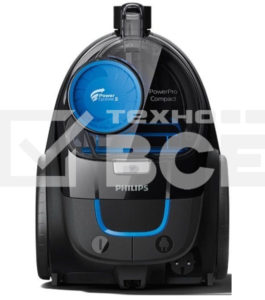 Пылесос Philips FC9331/09 глубокий черный, 237/750 Вт, уборка сухая, пылесборник контейнер 1.5 л