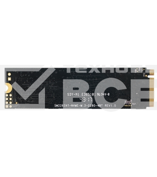 Накопитель SSD KingSpec NE-256, 256Gb, M.2 2280, PCIe 3.0 x4, NVMe, R/W 2000/1300