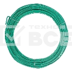 Проволока для подвязки Сибртех, стальная в ПВХ (зеленый) 25 м, внутр. 1,6 мм / внеш. 3,0 мм, фото2