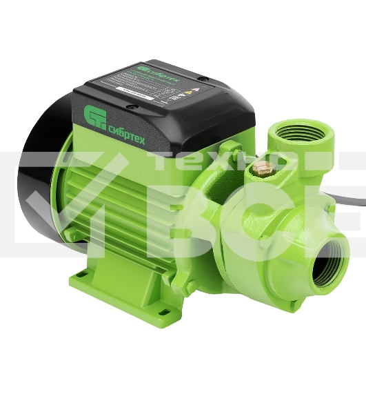 Садовый поверхностный насос Сибртех СПН450-Ч 450 Вт напор 40 м 2100 л/ч чугун