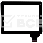 Сенсорное стекло (тачскрин) для DNS AirTab M975w, черное, фото3