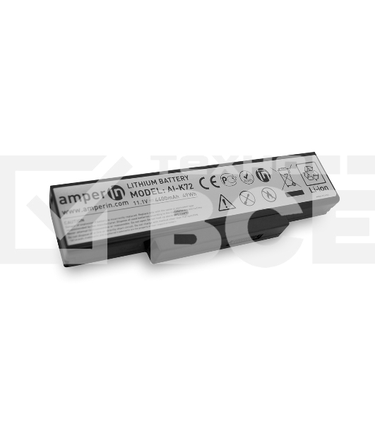 Аккумуляторная батарея Amperin для ноутбука Asus K Series 11.1v 4400mAh (49Wh) AI-K72