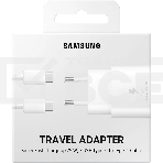Сетевое зарядное устройство Samsung Adapter 25W Type C с кабелем белый (EP-TA800XWEGWW), фото7