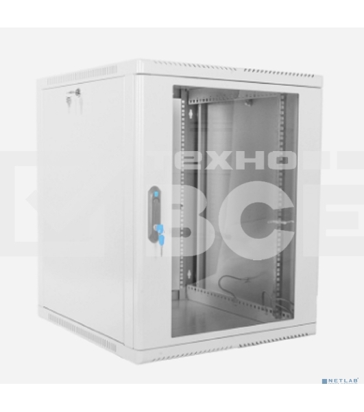 Шкаф ЦМО телекоммуникационный настенный сварной 12U (600  500) съёмные стенки, дверь стекло