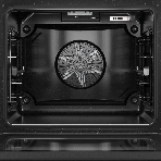Духовой шкаф Monsher MOE 6008 Noir, 60 см, объем 80 л, утапливаемые переключатели, механический таймер, 2 стекла в дверце, 8 режимов, телескопические направляющие (на 1 уровень), энергоэффективность А, черный, фото3