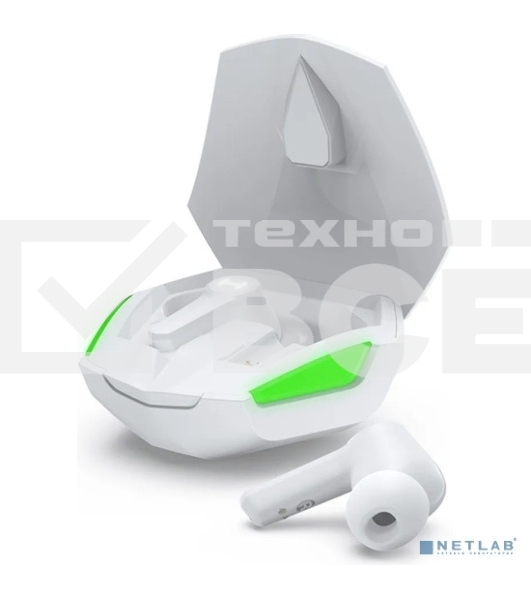 Наушники TWS Edifier GT4 белый, внутриканальные, Bluetooth, до 7 ч