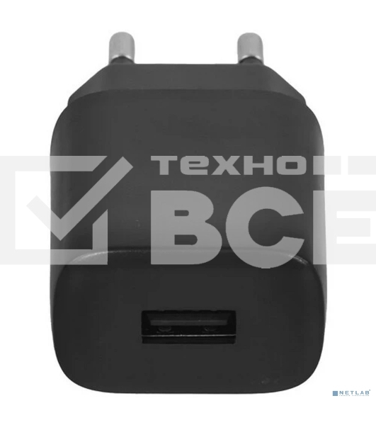 Сетевое зарядное устройство HOCO C134A/ Сетевое ЗУ + Кабель Type-C 1m/ 1 USB/ Выход: 10.5W/ черный