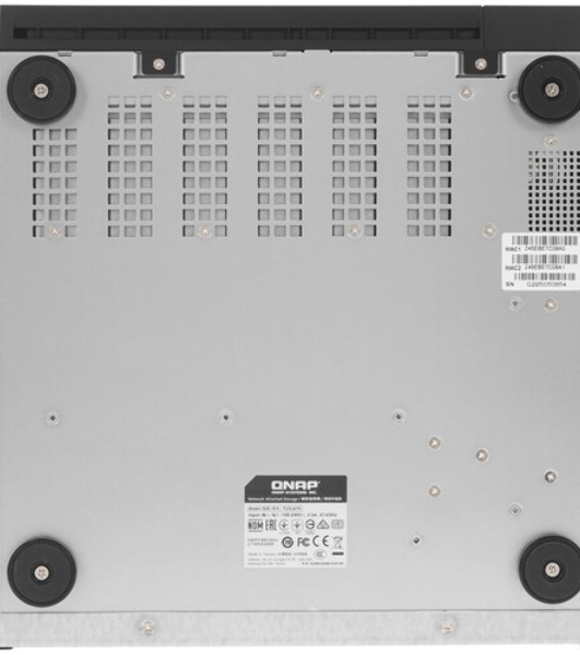 Сетевое хранилище без дисков SMB QNAP TVS-675-8G NAS, 6-tray w/o HDD, 2xM.2 SSD Slot, 1xHDMI-port. CPU 8-сore 64-bit x86 KX-U6580 2.5 GHz, 8GB DDR4 (1 x 8GB) up to 64GB (2 x 32GB), 2x 2.5 Gigabit LAN