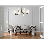 Люстра Ambrella light LH55202/8 BS/CL латунь/прозрачный E14*8 max 40W D800*520, фото 1