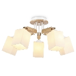 Светильник Ambrella light TR9518/5 WH/GD/FR белый/золото/белый матовый E27*5 max 40W D670*260, фото7