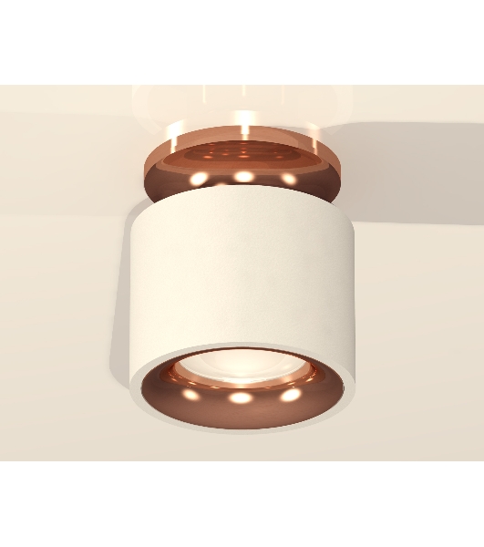 Светильник Ambrella Light XS7510141 SWH/PPG белый песок/золото розовое полированное MR16 GU5.3 (N7930, C7510, N7015)