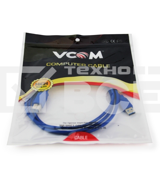 Кабель VCOM VUS7070-1.8M Кабель соединительныйUSB3.0 Am/Bm 1,8m (VUS7070-1.8M)