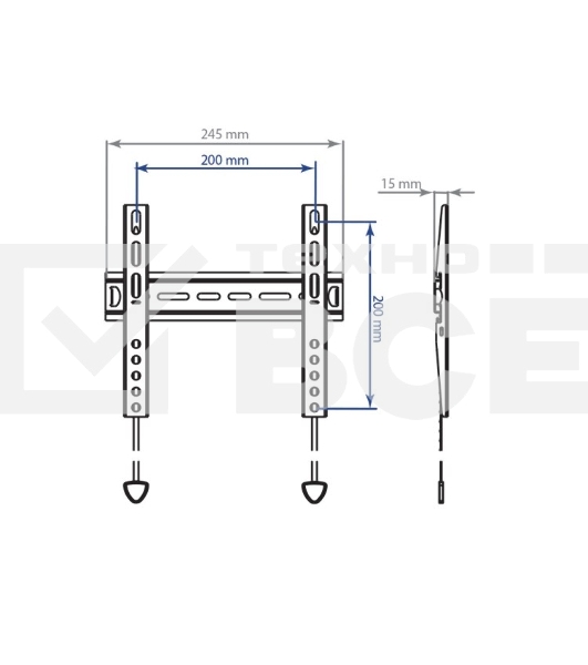 Кронштейны для ТV KROMAX VEGA-13 черный