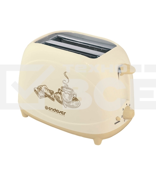 Тостер Endever Skyline ST-108, бежевый