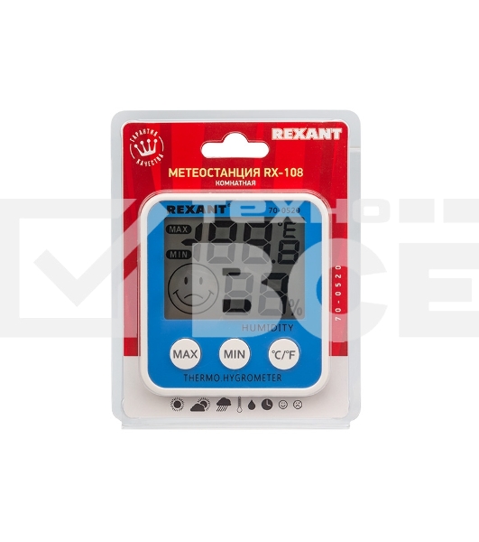 Метеостанция комнатная Rexant RX-108