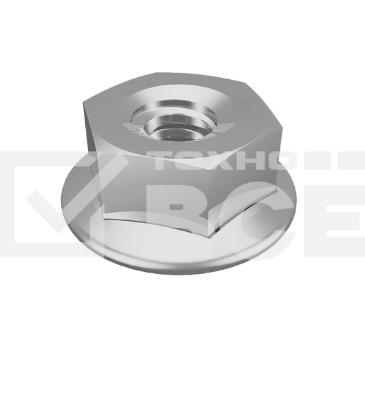Гайка М8 с насечкой GS8 (уп.150шт) КМ LO0686