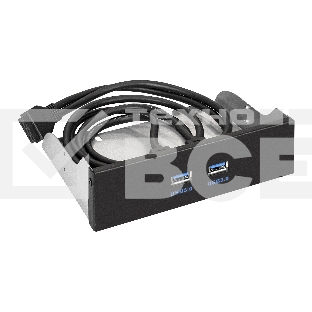 Планка USB на переднюю панель ExeGate EX289289RUS U5H-615, 5,25