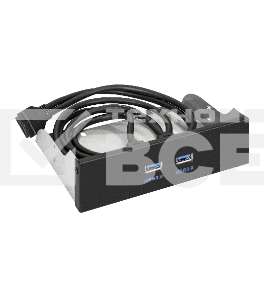 Планка USB на переднюю панель ExeGate EX289289RUS U5H-615, 5,25