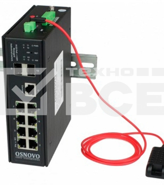 Коммутатор Osnovo SW-80802/I(Port 90W, 300W) управляемый