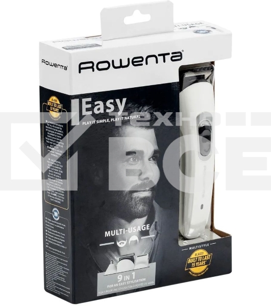 Триммер Rowenta TN8961F4 белый (насадок в компл:7шт)