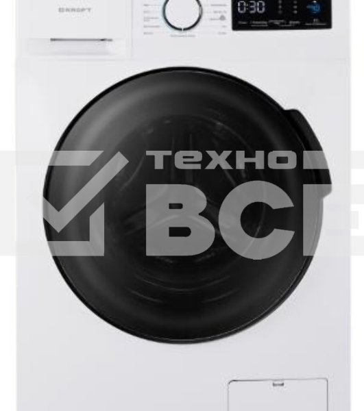 Стиральная машина Kraft KF-HD8142WE белая, загрузка фронтальная 8кг, 1400 об/мин., класс: A+++