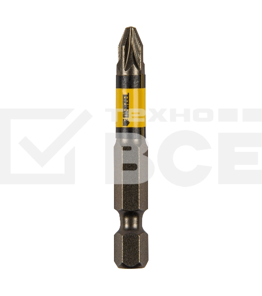 Набор бит комбинированный 3 шт., PZ1, PZ2, PZ3, 50 мм, сталь S2 Denzel