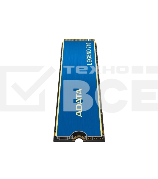 Накопитель SSD ADATA LEGEND 710, 1Tb, PCIe 3.0 x4, M.2 2280, NVMe, R/W 2400/1800, с радиатором