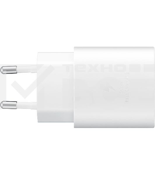 Сетевое зарядное устройство Samsung Adapter 25W Type C с кабелем белый (EP-TA800XWEGWW)