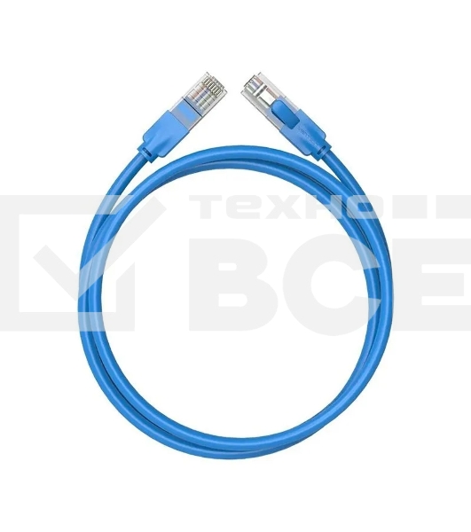 Патч-корд Vention прямой UTP cat.6, RJ45 - 3м. Синий