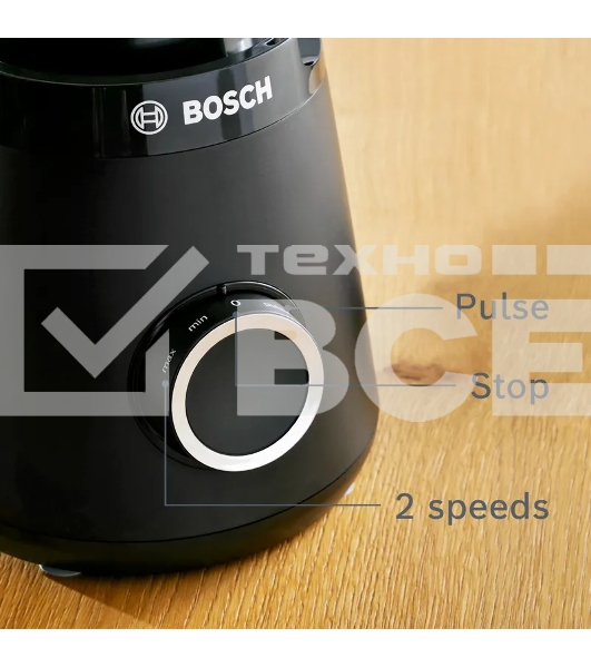 Блендер стационарный Bosch VitaPower Serie 4 MMB6176B 1200Вт черный