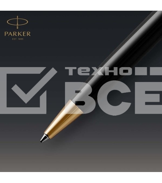 Ручка шариковая Parker Sonnet Core K530 (CW1931497) LaqBlack GT M черн. черн. подар.кор.