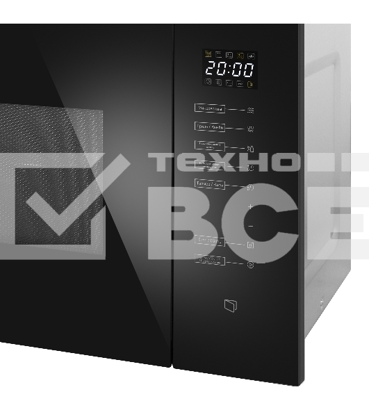 Микроволновая печь встраиваемая Maunfeld MBMO925SGB09 черный, 25 л, 1450 Вт, переключатели -сенсор