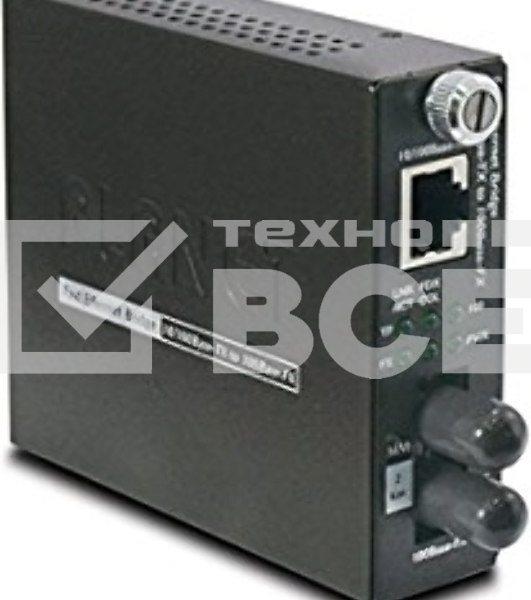 Медиа конвертер FST-801 10/100Base-TX to 100Base-FX (ST, MM) Smart Media Converter-2km