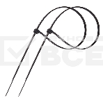 Стяжка кабельная нейлоновая PROconnect 250x4,8 мм, черный (100 шт/уп), фото 1