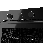 Духовой шкаф Monsher MOE 6008 Noir, 60 см, объем 80 л, утапливаемые переключатели, механический таймер, 2 стекла в дверце, 8 режимов, телескопические направляющие (на 1 уровень), энергоэффективность А, черный, фото 1