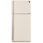 Холодильник Sharp SJ-XE55PMBE бежевый двухкамерный 388/148л морозилка сверху, No Frost, фото8