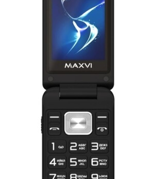 Мобильный телефон Maxvi E5 up черный