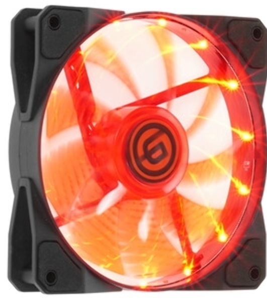 Вентилятор для корпуса LED 12LR15 (красный) (708302)