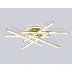 Потолочный светодиодный светильник Ambrella light FL6254 GD золото 97W 3000K-6400K 805*760*170 (ПДУ ИК), фото7
