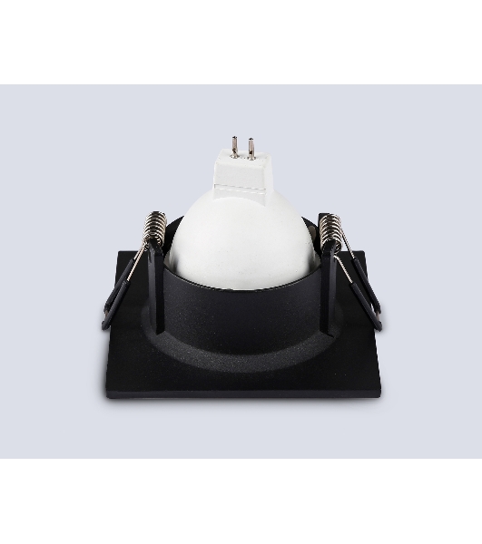 Встраиваемый точечный светильник Ambrella light TN102812 BK черный GU5.3 85*85*35