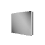 Зеркало-шкаф Bau Stil 100х80, LED подсветка, сенсор, плавное закрывание, оборачиваемый, фото3