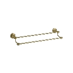 Держатель для полотенец Potato Bronze настенный, двойной 65 см P2609 антикварная бронза, фото4