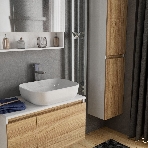 Раковина накладная прямоугольная BAU Stil PRO 50х40, белая, фото4