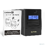 Источник бесперебойного питания ExeGate Smart LB-850.LCD.AVR.2SH (850VA/510W, LCD, AVR, 2*Schuko, батарея 12V 9Ah, черный), фото20