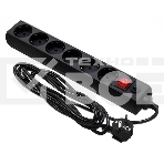 Сетевой фильтр Buro 600SH-16-3-B 3м (6 розеток) черный (коробка), фото6