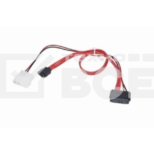 Кабель Gembird/Cablexpert Кабель Combo miniSATA , molex+SATA/miniSATA, 6pin+7pin, (длина инт-50см, пит-30см) (CC-SATA-C3)
