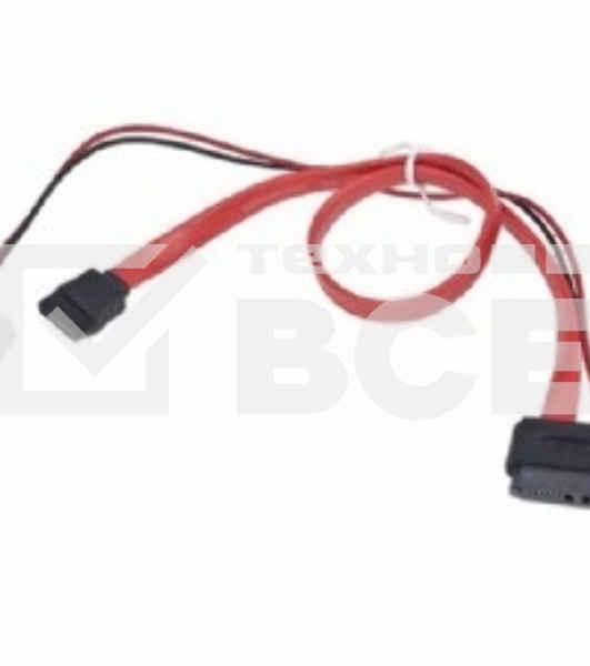 Кабель Gembird/Cablexpert Кабель Combo miniSATA , molex+SATA/miniSATA, 6pin+7pin, (длина инт-50см, пит-30см) (CC-SATA-C3)