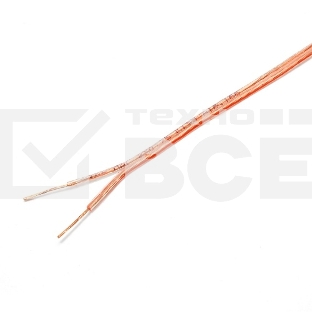 Акустический кабель Cablexpert CC-TC2x0,75-10M, прозрачный,  10 м, бухта
