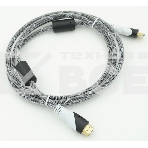Кабель HDMI Ver.1.4 черный jack HDMI(19pin)/HDMI(19pin) 1.8м феррит.кольца позолоченные контакты, фото2